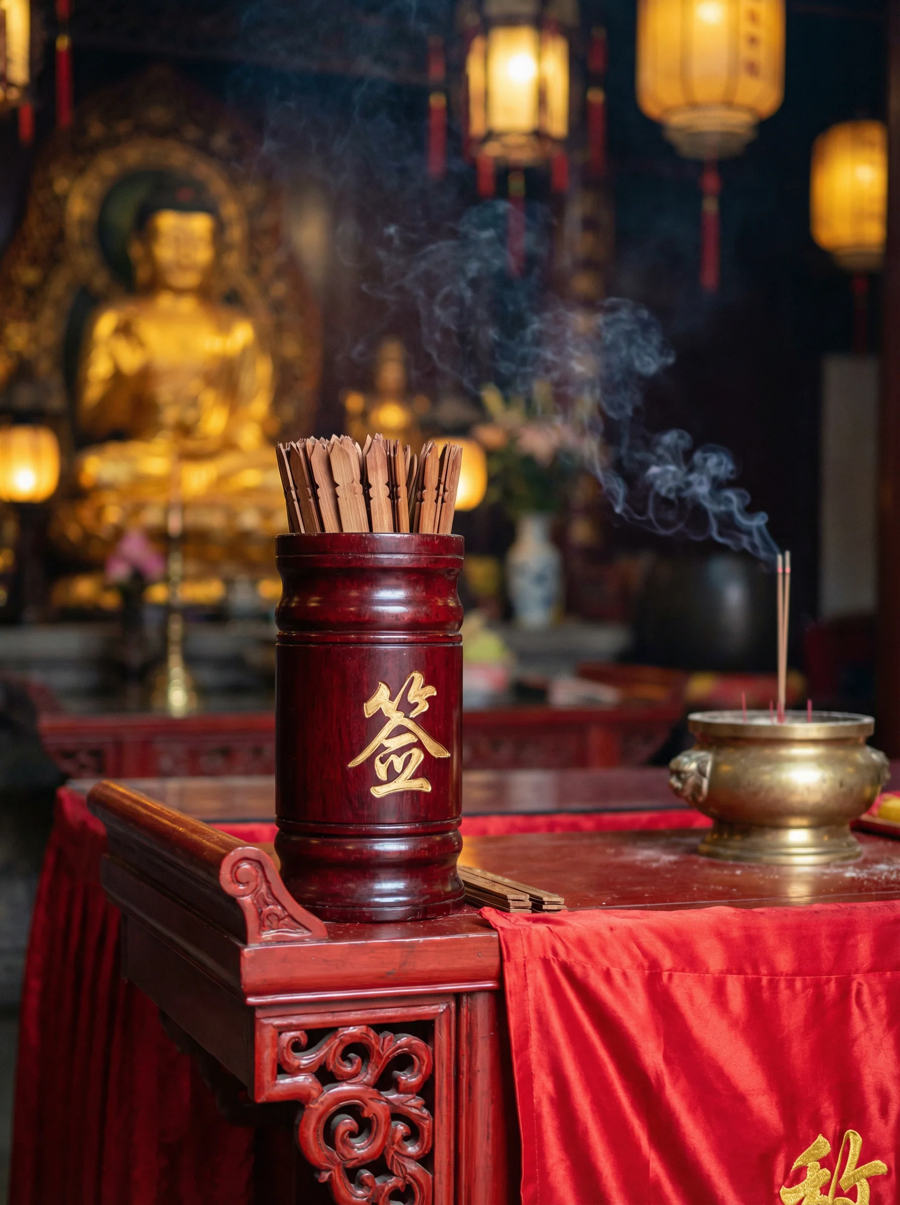 摇签选号亭签筒摇晃动画 - 哈希官网APP